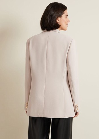 Phase Eight Elandra Neutral Tux Jackets White Australia | HJ5790482